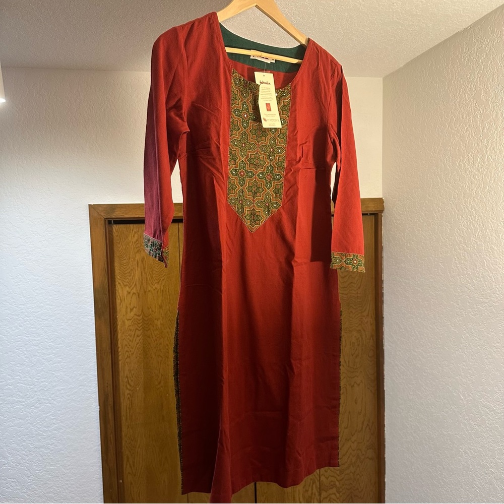 New Red fabindia Kurta (Tunic)